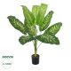 GloboStar® Artificial Garden CALATHEA PLANT 20940 Διακοσμητικό Φυτό Καλαθέα Φ80 x Υ90cm