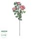 GloboStar® Artificial Garden HOT PINK CLIMBING ROSE BRANCH 21185 Τεχνητό Διακοσμητικό Κλαδί Τριαντάφυλλο Έντονο Ροζ Y70cm