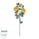 GloboStar® Artificial Garden YELLOW CLIMBING ROSE BRANCH 21186 Τεχνητό Διακοσμητικό Κλαδί Τριαντάφυλλο Κίτρινο Y70cm