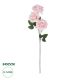 GloboStar® Artificial Garden LIGHT PINK  CLIMBING ROSE BRANCH 21193 Τεχνητό Διακοσμητικό Κλαδί Τριαντάφυλλο Ανοιχτό Ροζ Y66cm