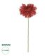 GloboStar® Artificial Garden RED GERBERA BRANCH 21207 Τεχνητό Διακοσμητικό Κλαδί Ζέρμπερας Κόκκινο Y44cm