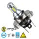 GloboStar® 81435 Λάμπα Αυτοκίνητου H4 3rd Generation Can-Bus Extreme Series LED 16 CREE XBD 15W 2115lm 360° DC 12V IP20 Ψυχρό Λευκό 6000K