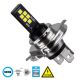 GloboStar® 81446 Λάμπα Αυτοκίνητου H4 2nd Generation Can-Bus Series LED 12 SMD 3030 8W 1200lm 360° DC 12V IP20 Ψυχρό Λευκό 6000K