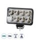 GloboStar® 85419 Vehicle & Forklift Work Lights - Φώτα Εργασίας για Οχήματα Περονοφόρα - Κλάρκ LED 24W DC 9-80V Αδιάβροχο IP67 Ψυχρό Λευκό 6000K Μ15.5 x Π9 x Υ5.5cm