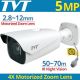 Κάμερα  TVT 4 in 1 Bullet 5MP Vari-focal 3.3-12mm Lens (7453AE/SW/3.6)